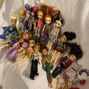 Fashion Doll Set Bundle of 15 Various Dolls and Accessories